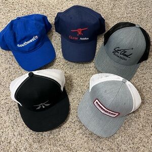 Aviation Hat Lot